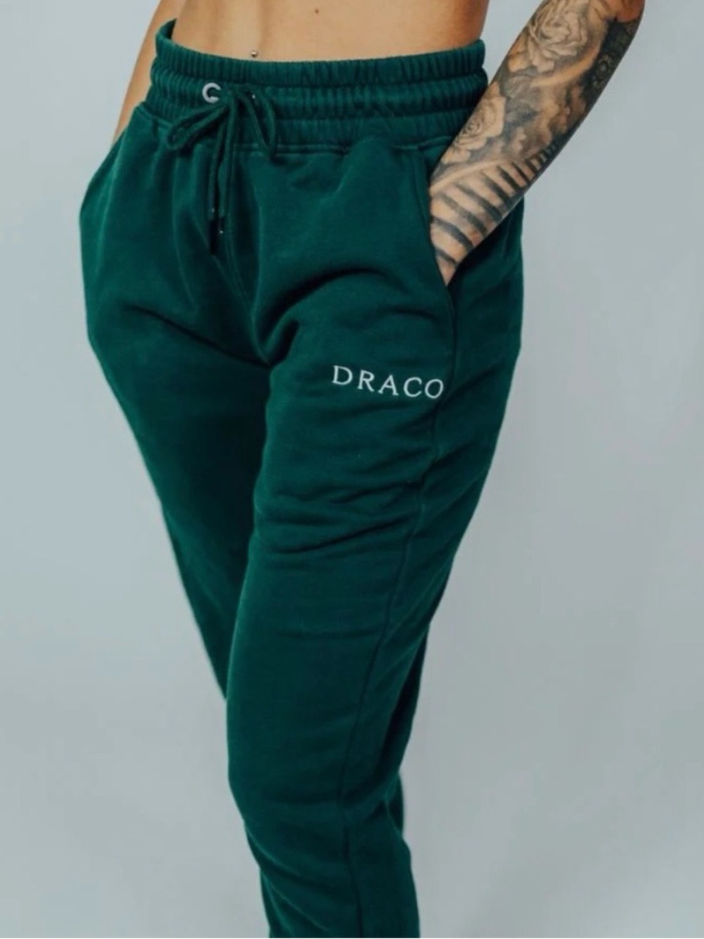 Draco Collection Dark Green Hoodie & Sweatpants Joggers - Picture 3 of 6